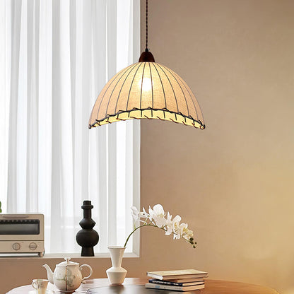 Rustic Wooden Pendant Lamp