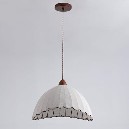 Rustic Wooden Pendant Lamp