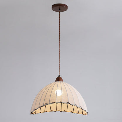 Rustic Wooden Pendant Lamp