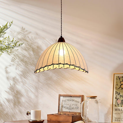 Rustic Wooden Pendant Lamp