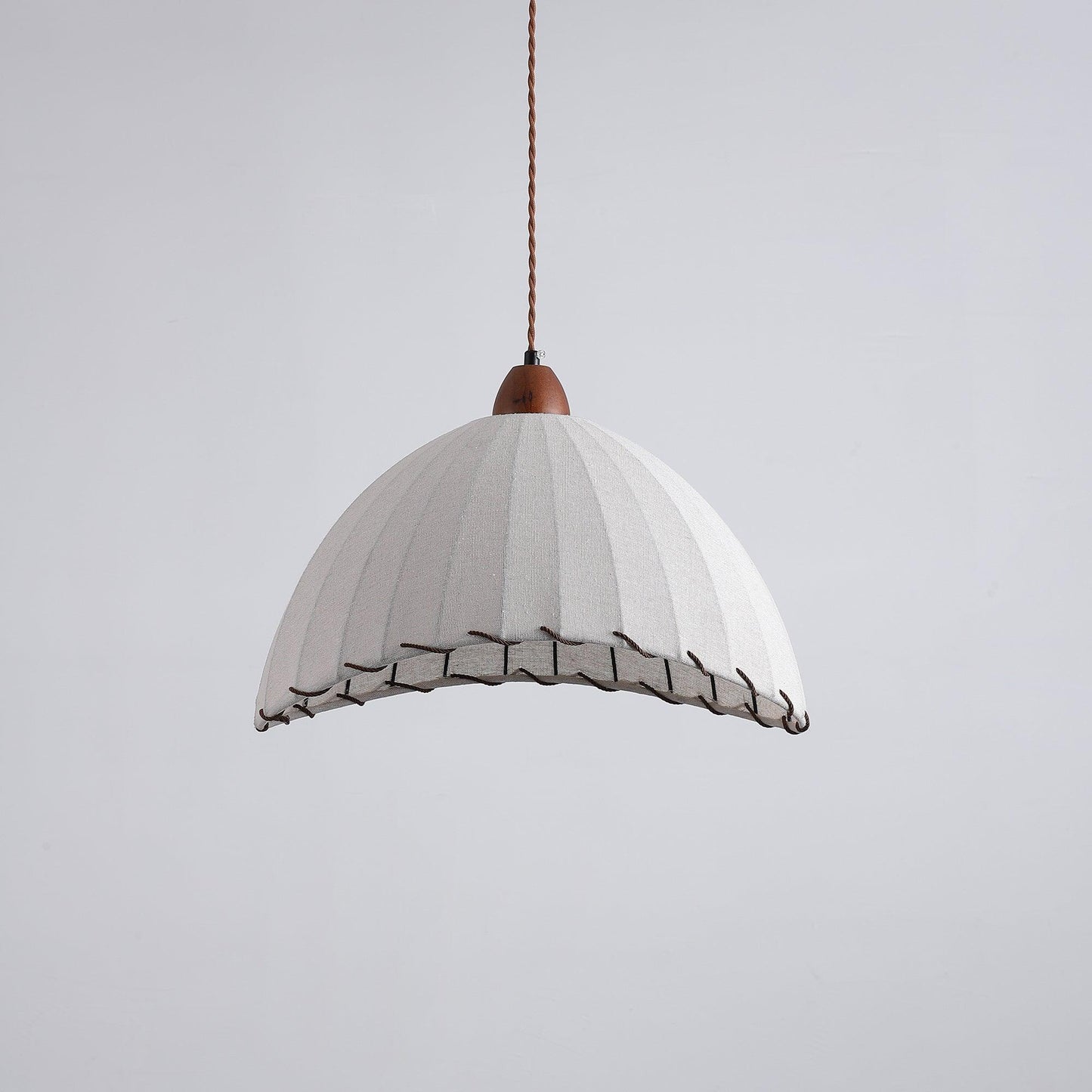 Rustic Wooden Pendant Lamp