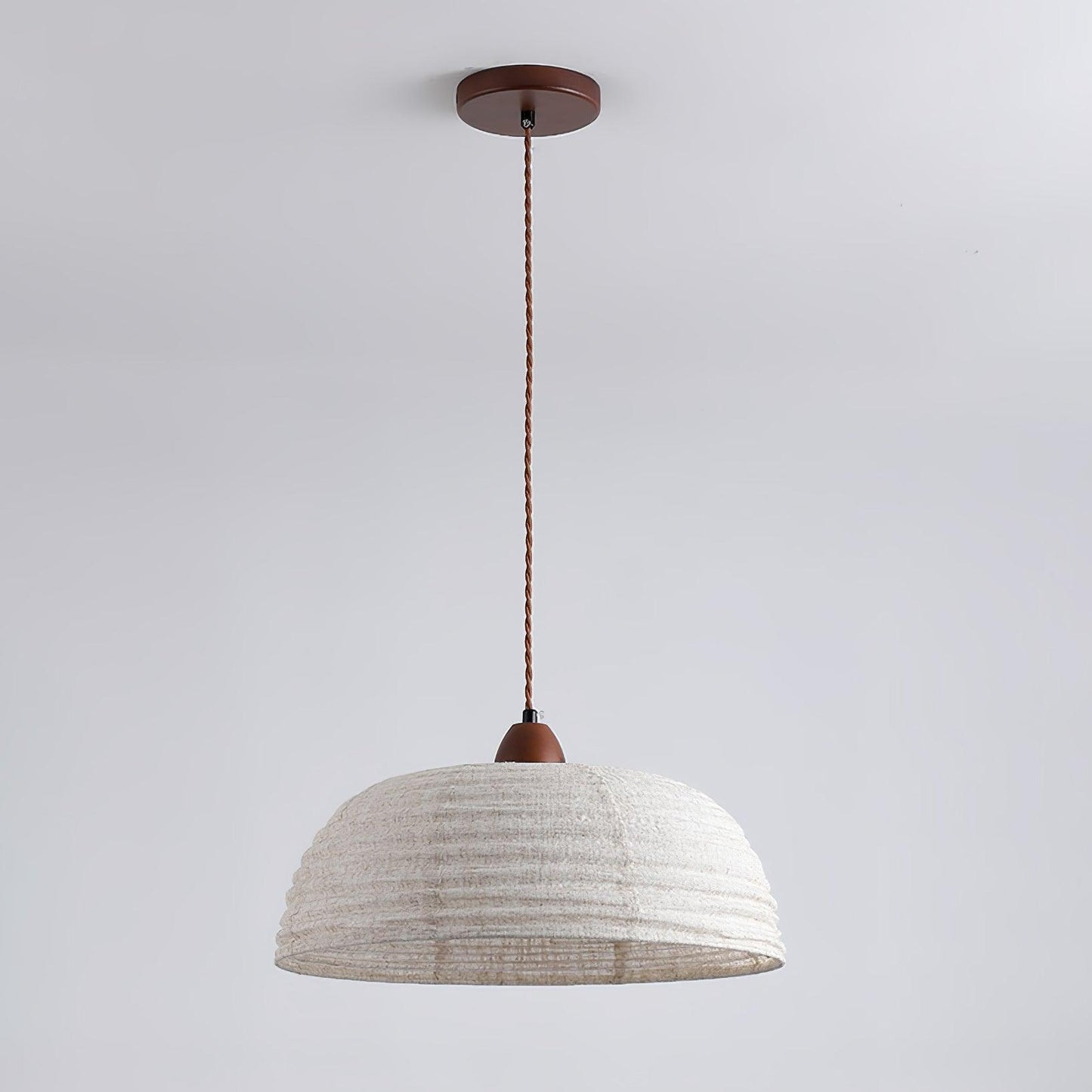 Rustic Wooden Pendant Lamp