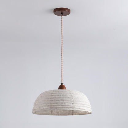 Rustic Wooden Pendant Lamp