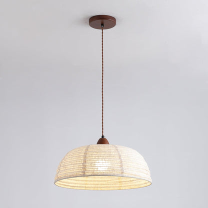 Rustic Wooden Pendant Lamp
