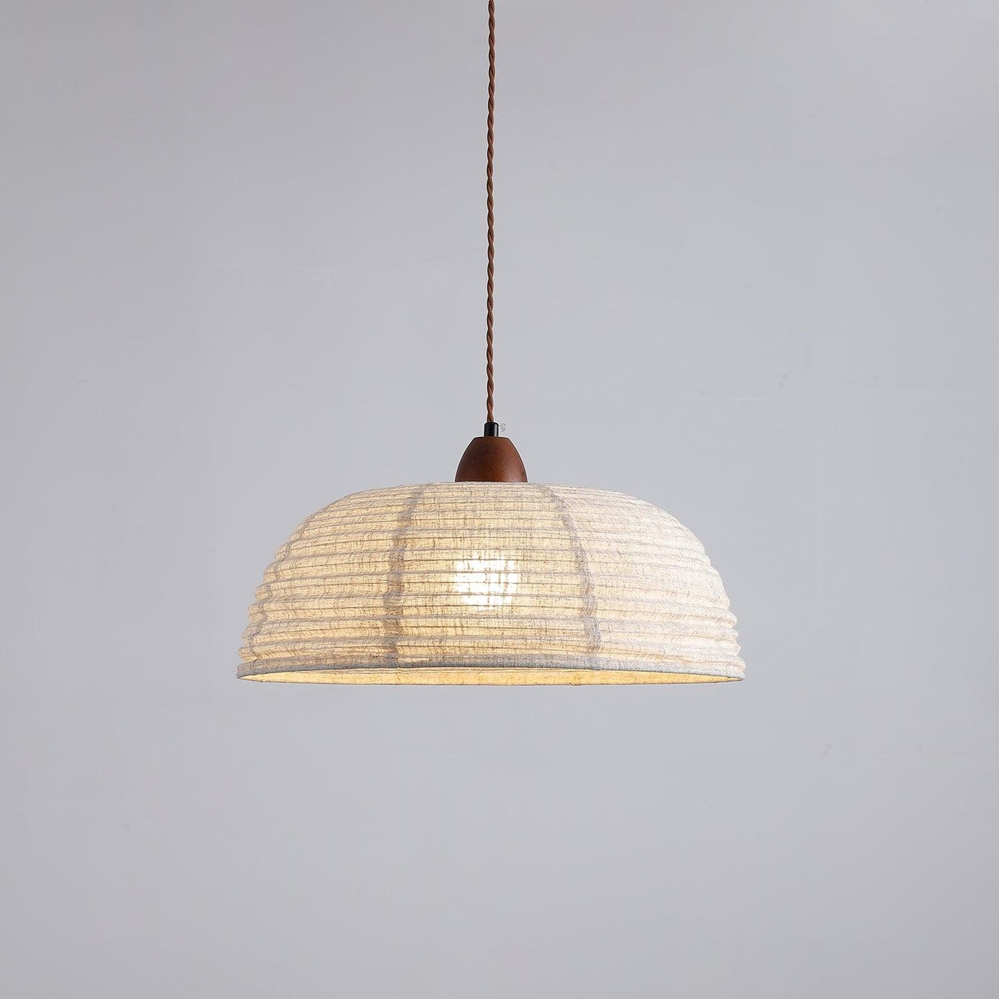 Rustic Wooden Pendant Lamp