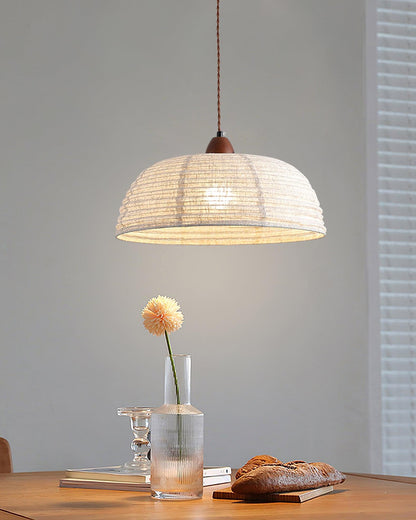 Rustic Wooden Pendant Lamp