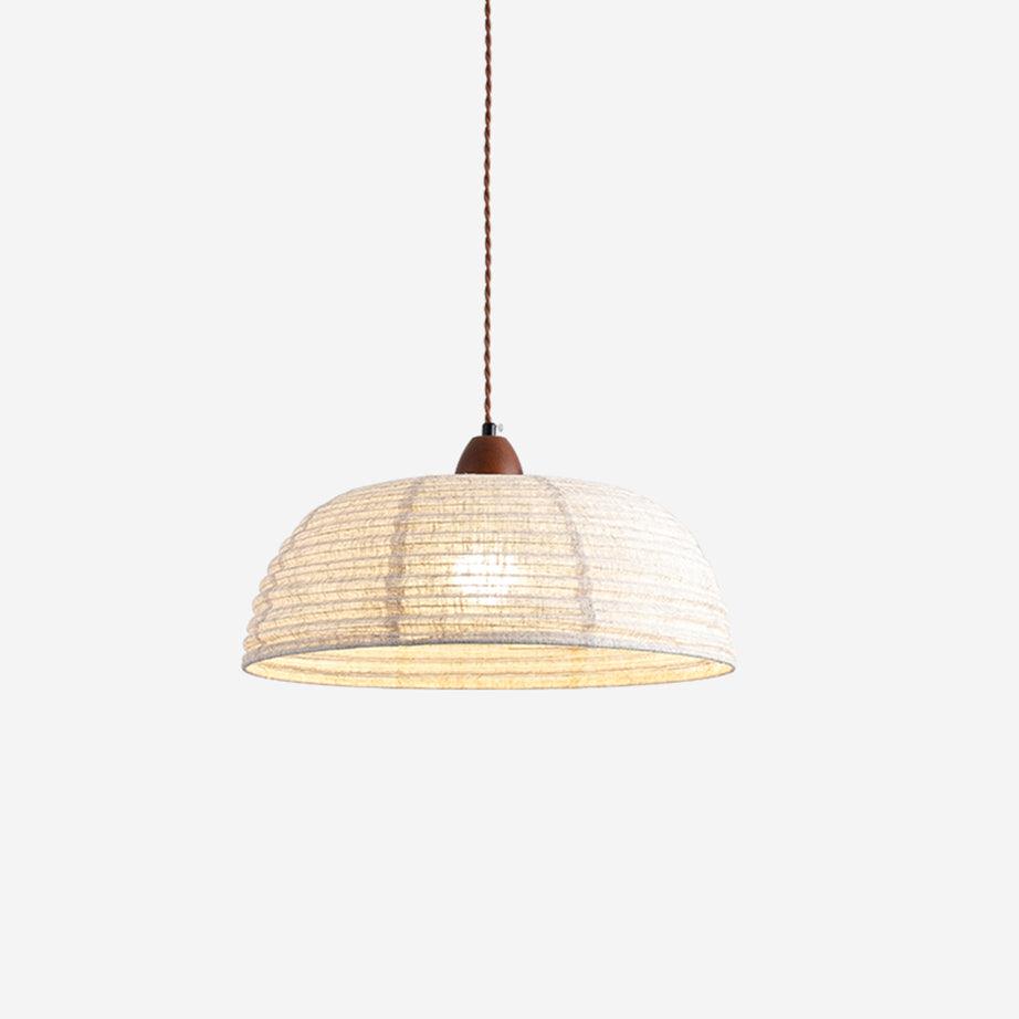Rustic Wooden Pendant Lamp