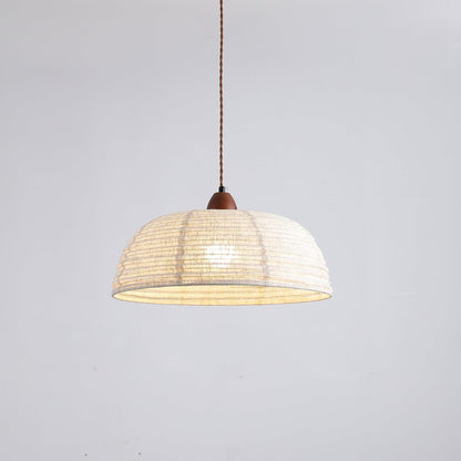 Rustic Wooden Pendant Lamp