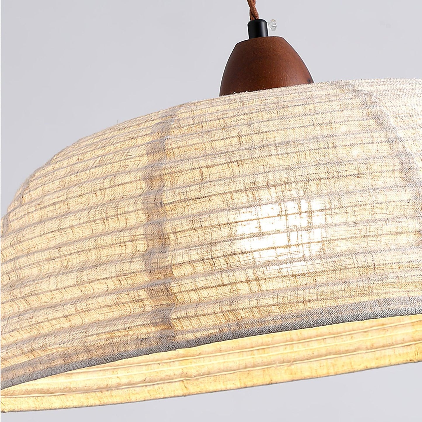 Rustic Wooden Pendant Lamp