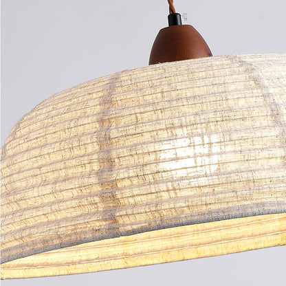 Rustic Wooden Pendant Lamp