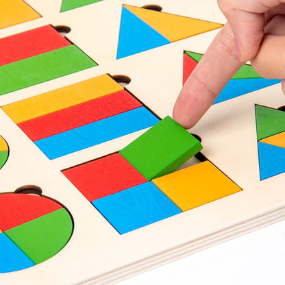 Colorful Kids Wooden Shape Sorting Toy