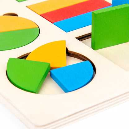Colorful Kids Wooden Shape Sorting Toy
