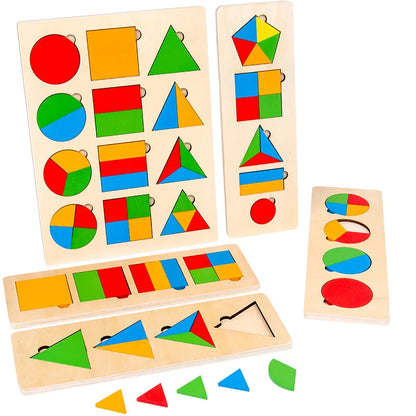 Colorful Kids Wooden Shape Sorting Toy