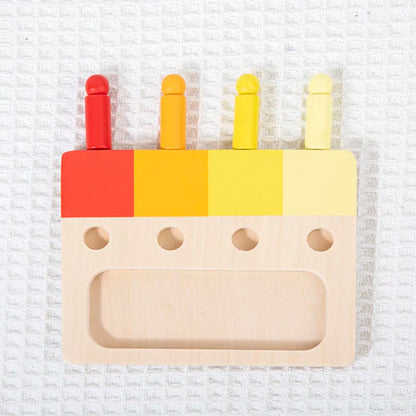 Bright Educational Wooden Board – Kids Learning Toy