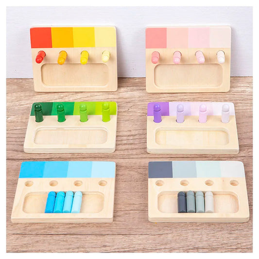 Bright Educational Wooden Board – Kids Learning Toy - Fesara