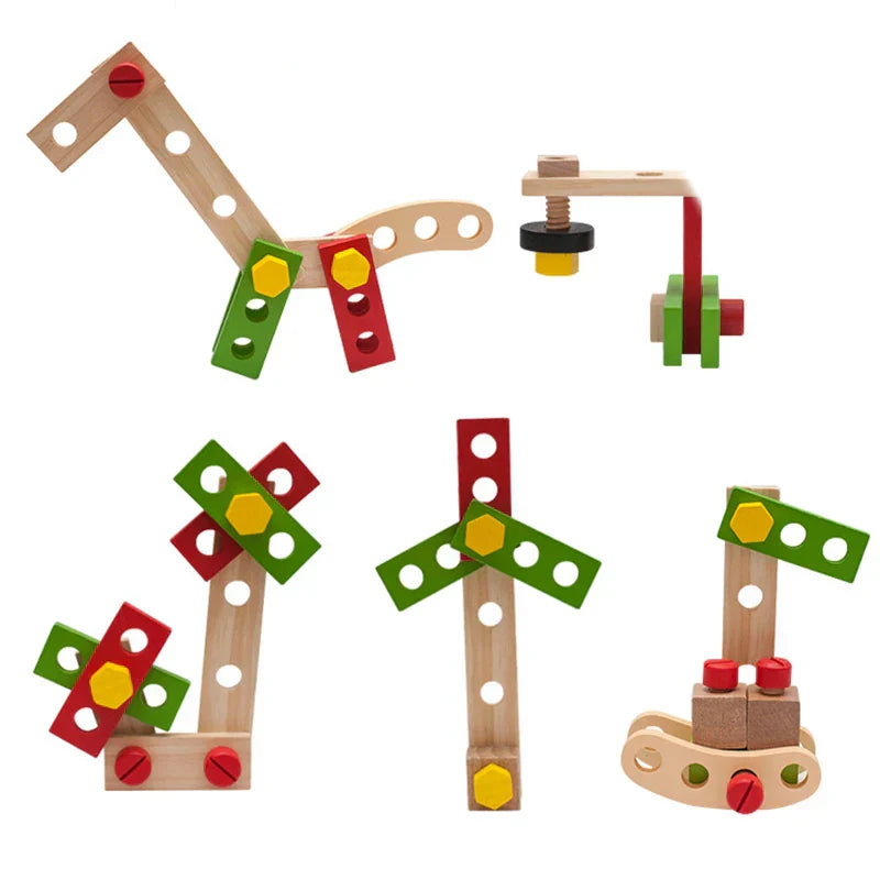 Fesara Kids Portable Toy Toolbox Set