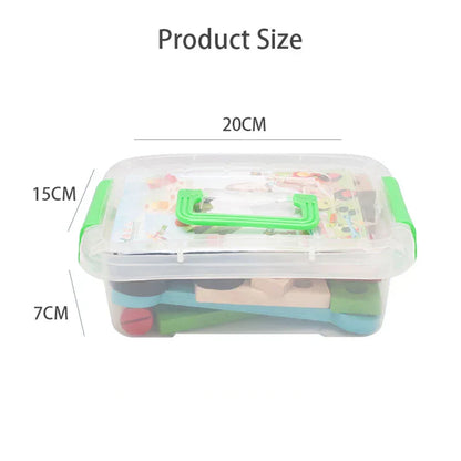 Fesara Kids Portable Toy Toolbox Set