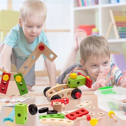 Fesara Kids Portable Toy Toolbox Set
