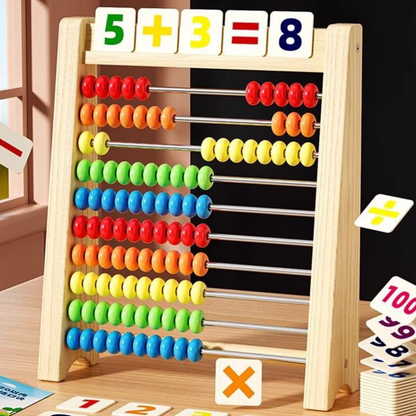 Classic Wooden Math Toy for Kids Counting Fun