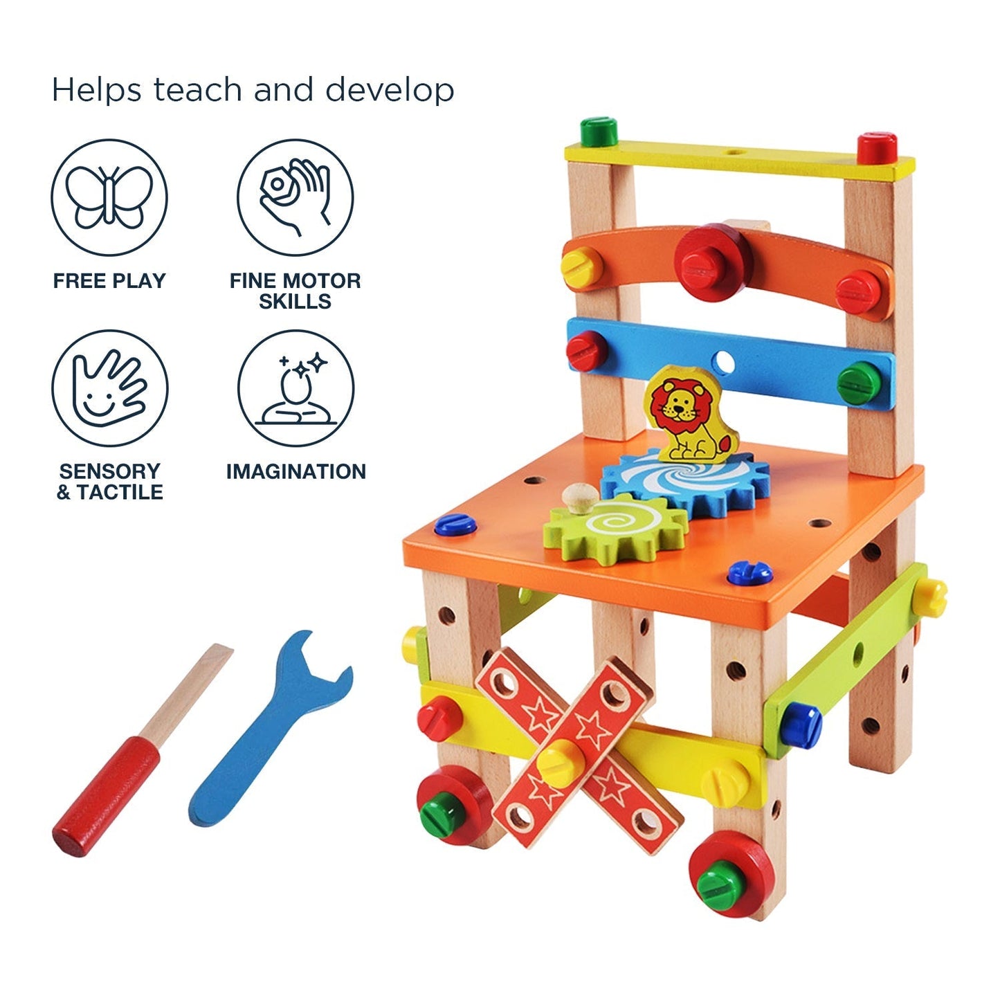 Mini Wooden Kids Table Chair Set