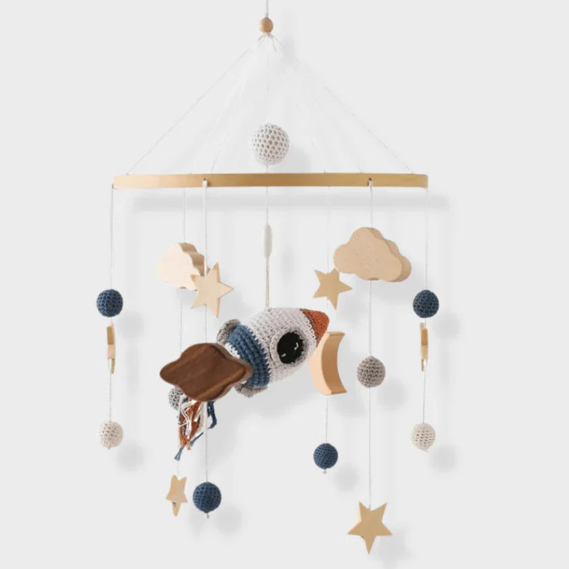 Wooden Baby Mobile – Natural Crib Mobile for Soothing Sleep and Nursery Decor 10
