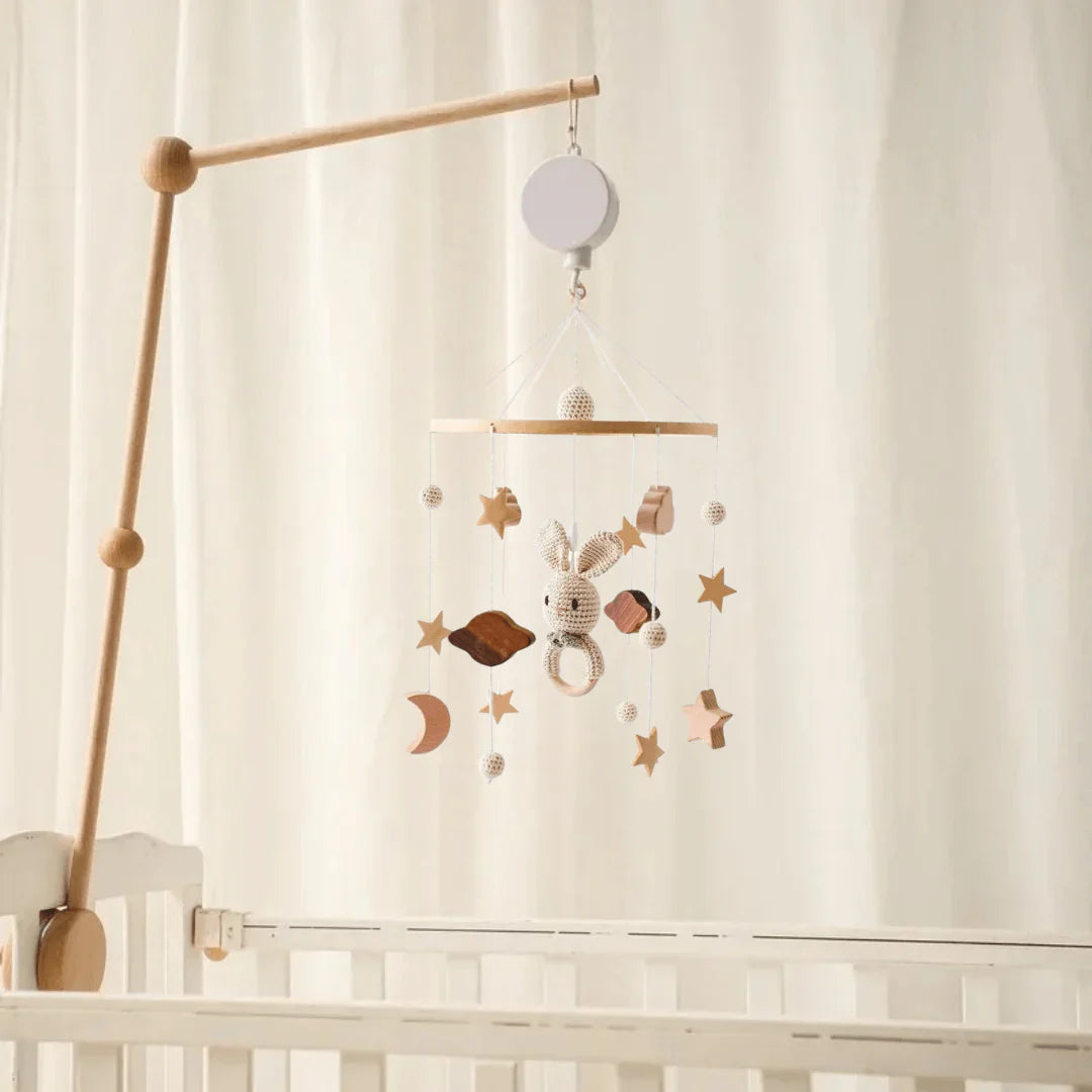 Wooden Baby Mobile – Natural Crib Mobile for Soothing Sleep and Nursery Decor 15