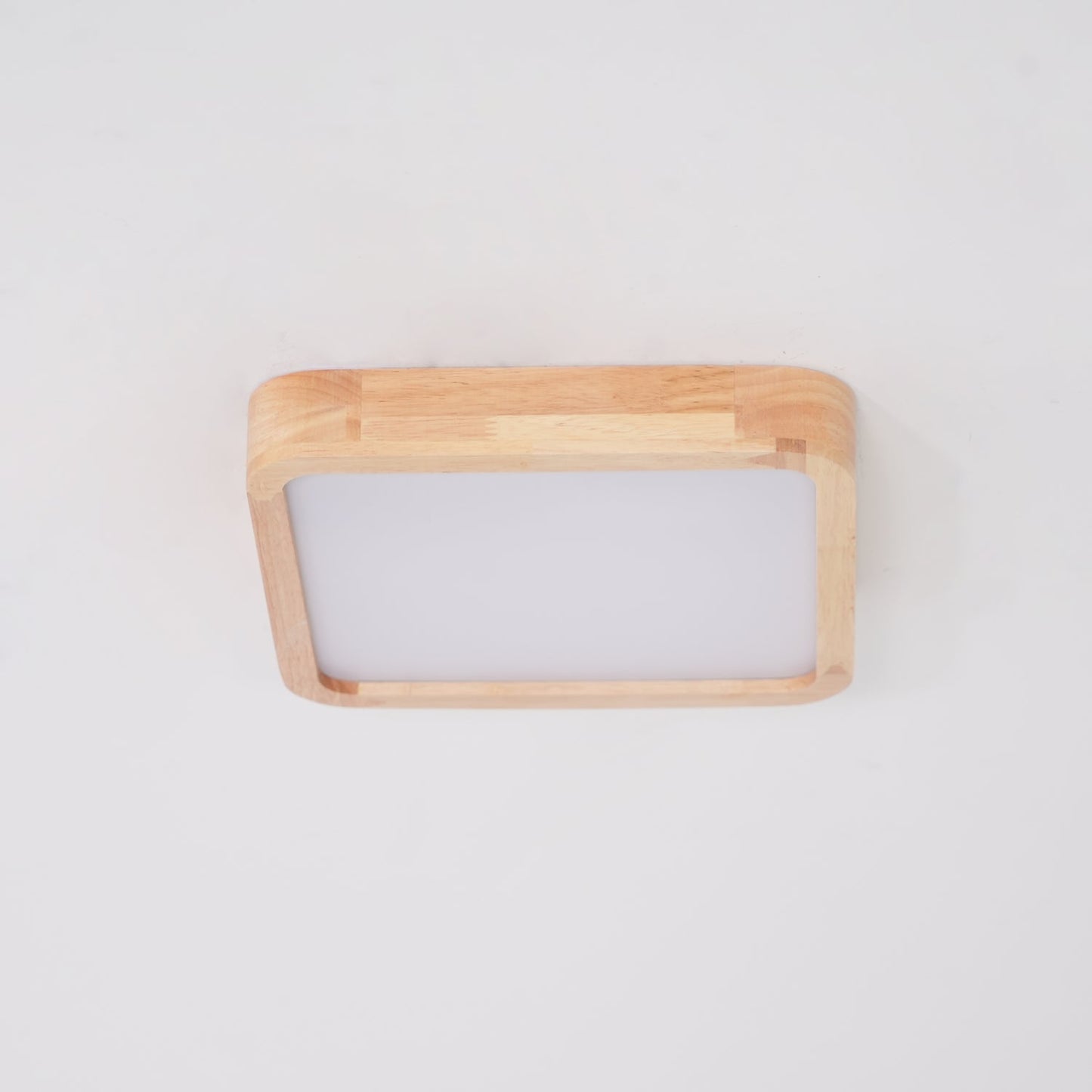 Simple Round Wood LED Ceiling Light Fixtures