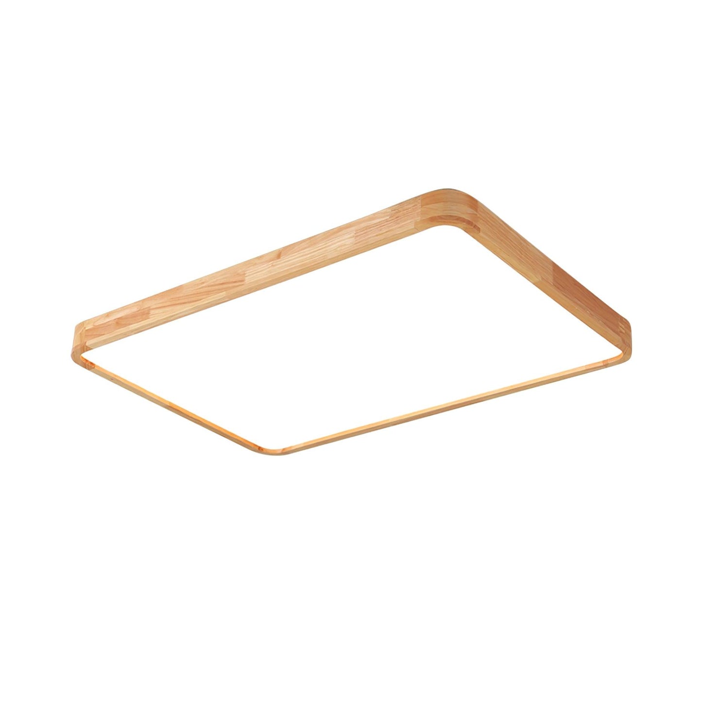 Simple Round Wood LED Ceiling Light Fixtures