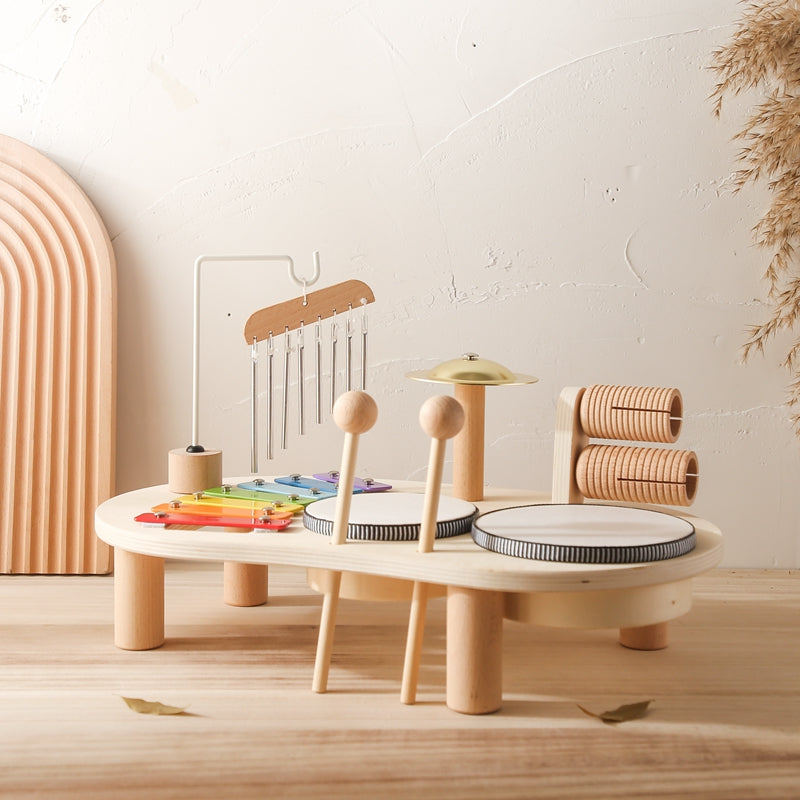 Fun Kids Music Table Wooden Play Set - Fesara