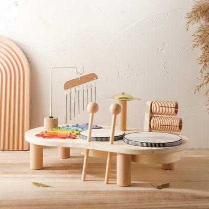 Fun Kids Music Table Wooden Play Set - Fesara