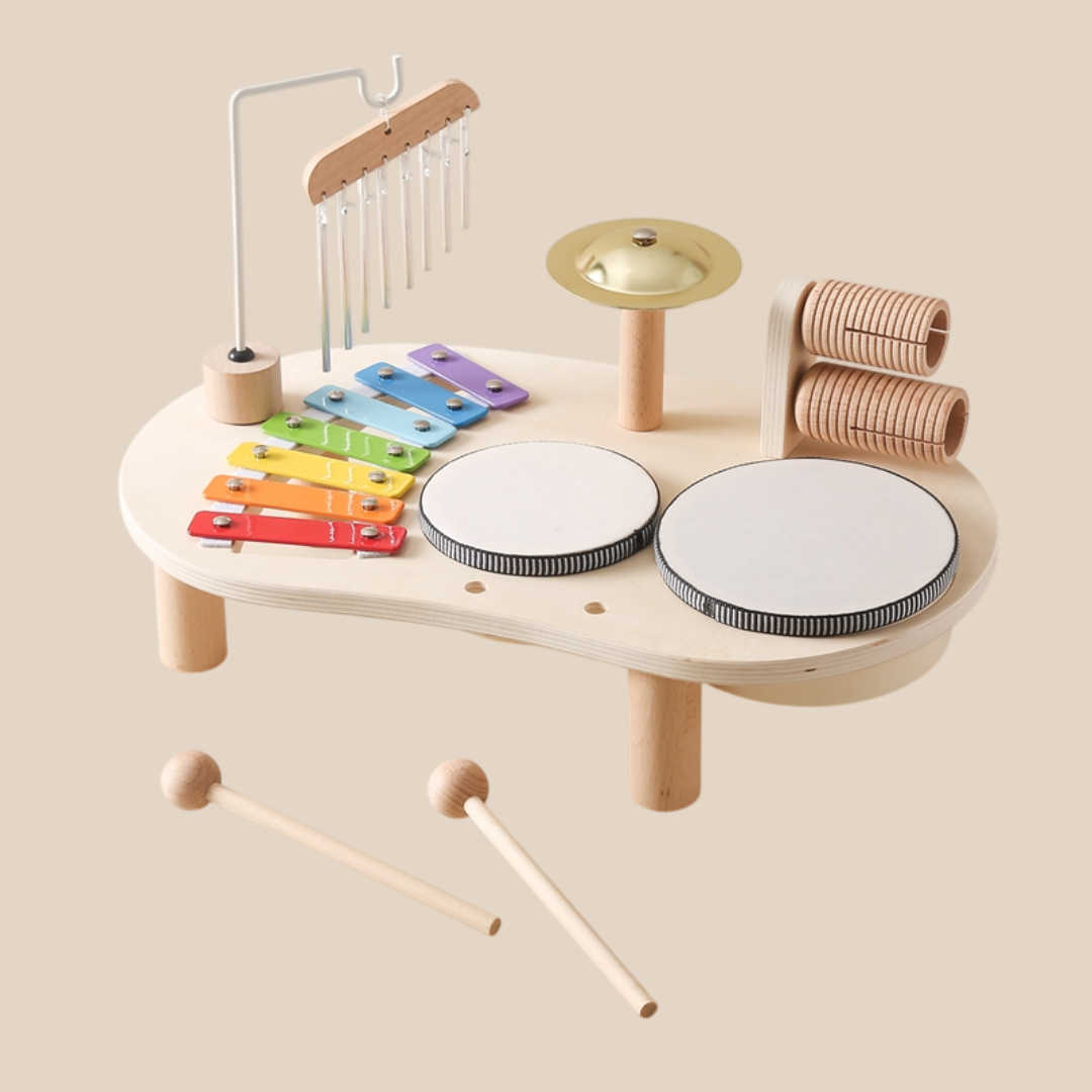 Fun Kids Music Table Wooden Play Set