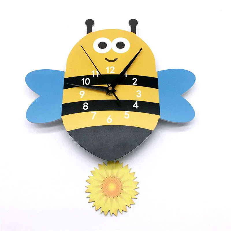 Fun Children's Pendulum Wall Clock - Fesara