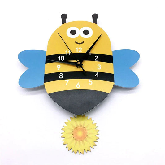 Fun Children's Pendulum Wall Clock - Fesara
