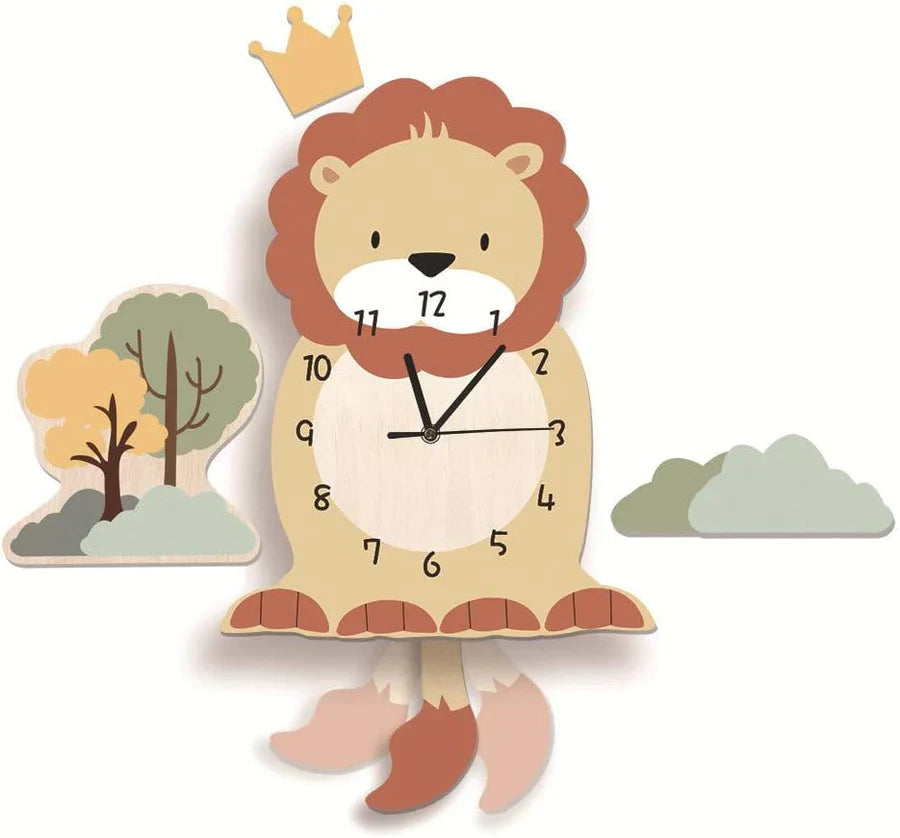 Fun Kids Animal Shaped Wall Clock