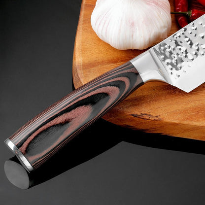 Sharp Japanese Chef Santoku Knife 8 High Carbon Steel