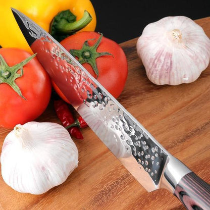 Sharp Japanese Chef Santoku Knife 8 High Carbon Steel - Fesara