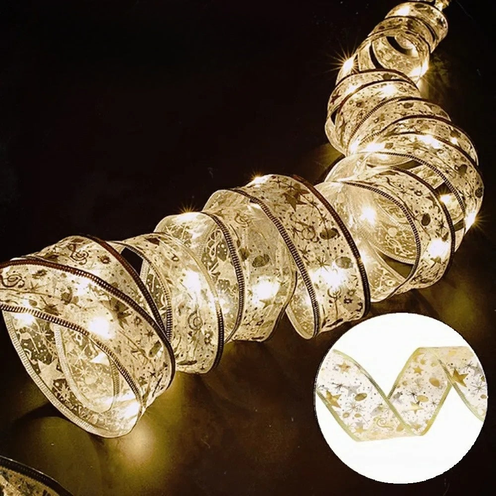 XmasSlinger | Christmas lights and ribbons 4