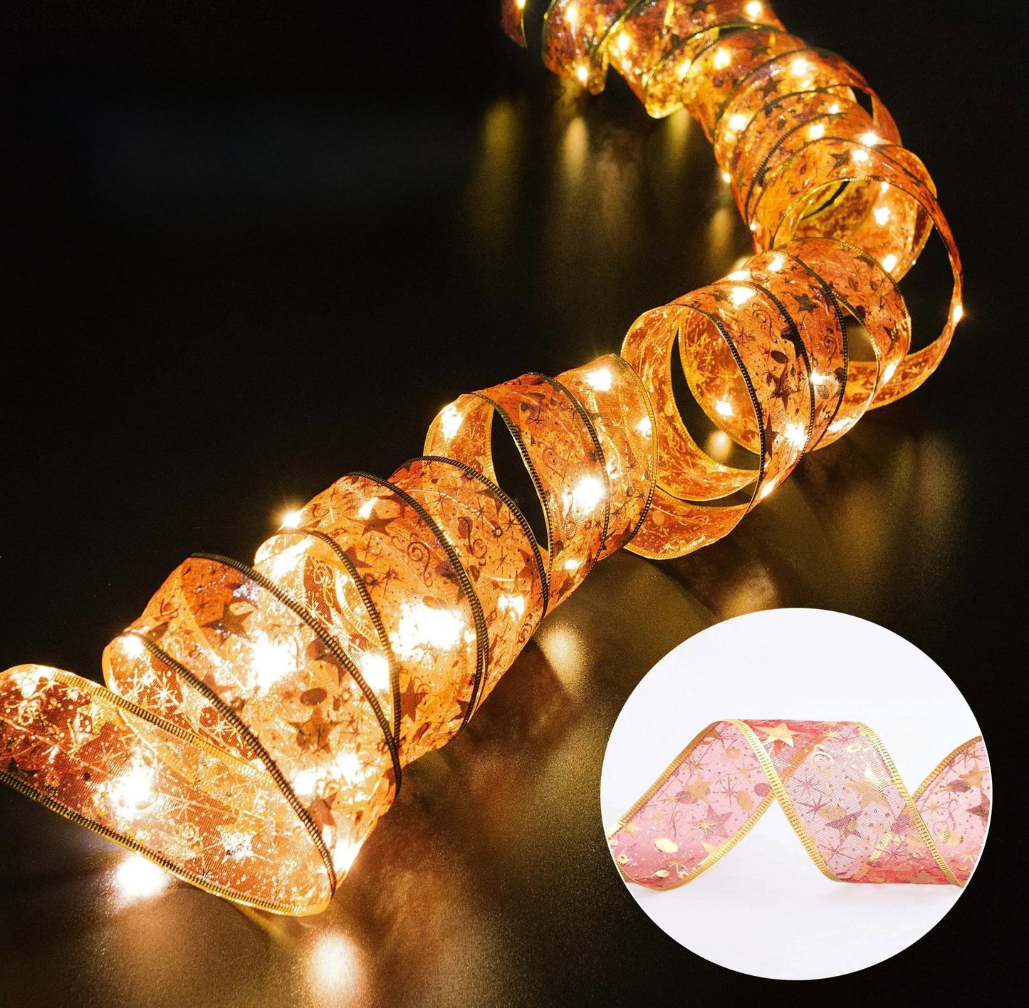 XmasSlinger | Christmas lights and ribbons 7
