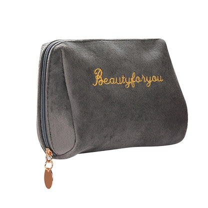 Luxurious Soft Makeup Pouch