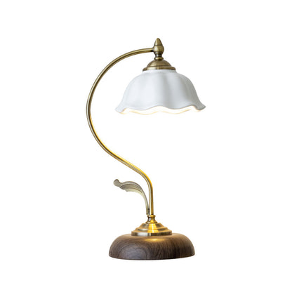 Classic Wooden Table Desk Lamp