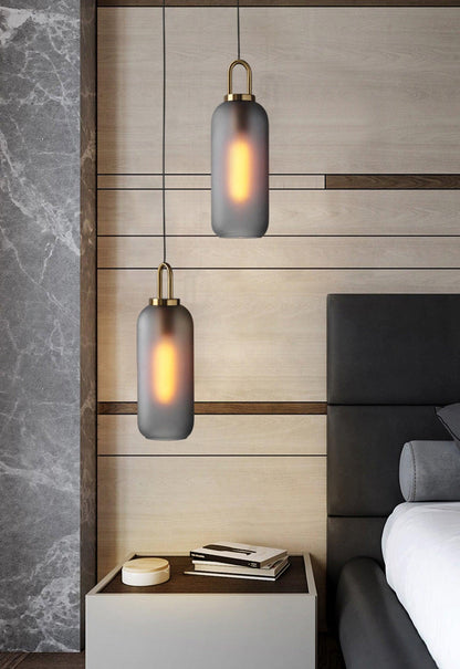 Sleek Round Glass Pendant Lighting Fixtures