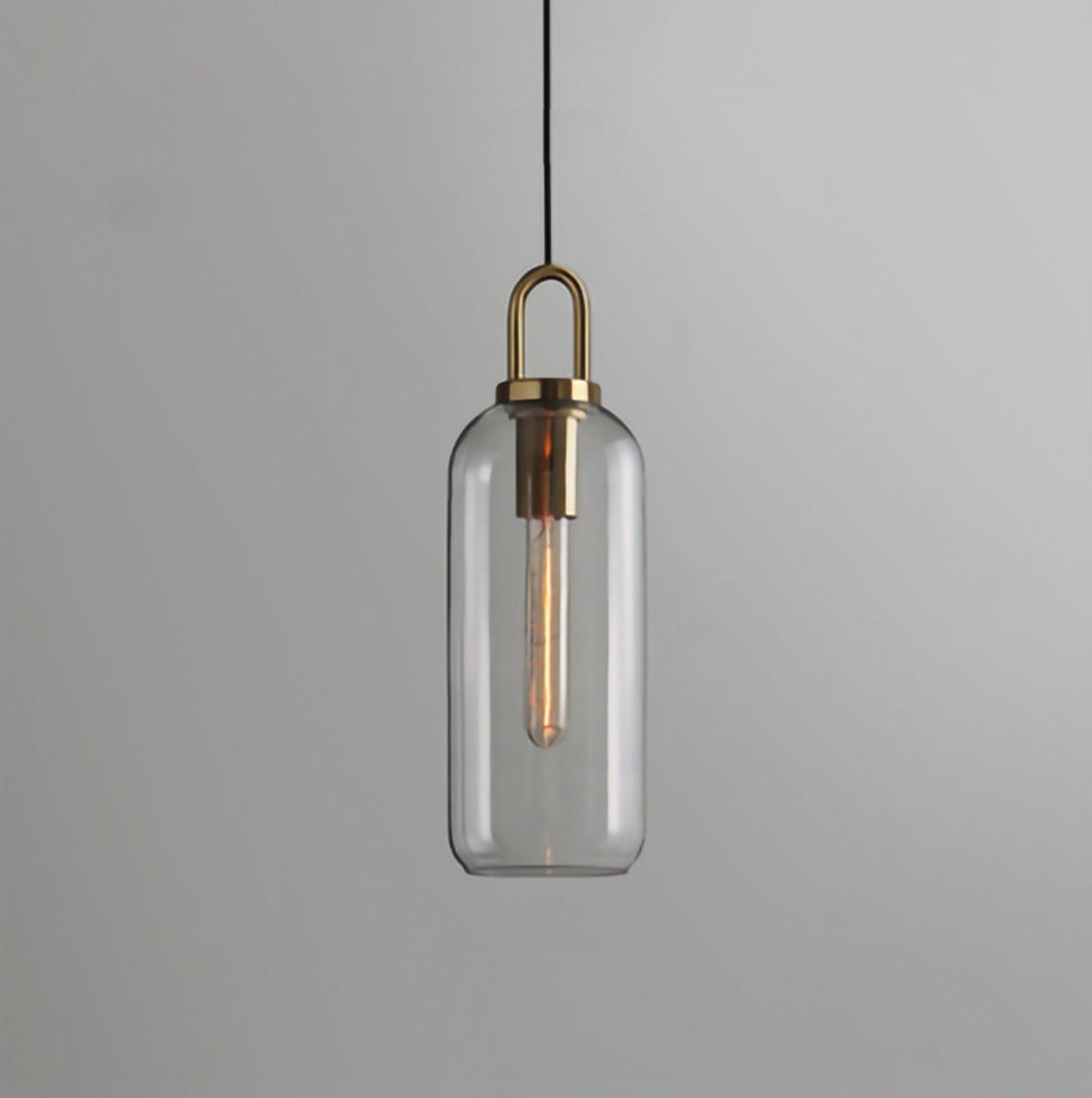 Sleek Round Glass Pendant Lighting Fixtures