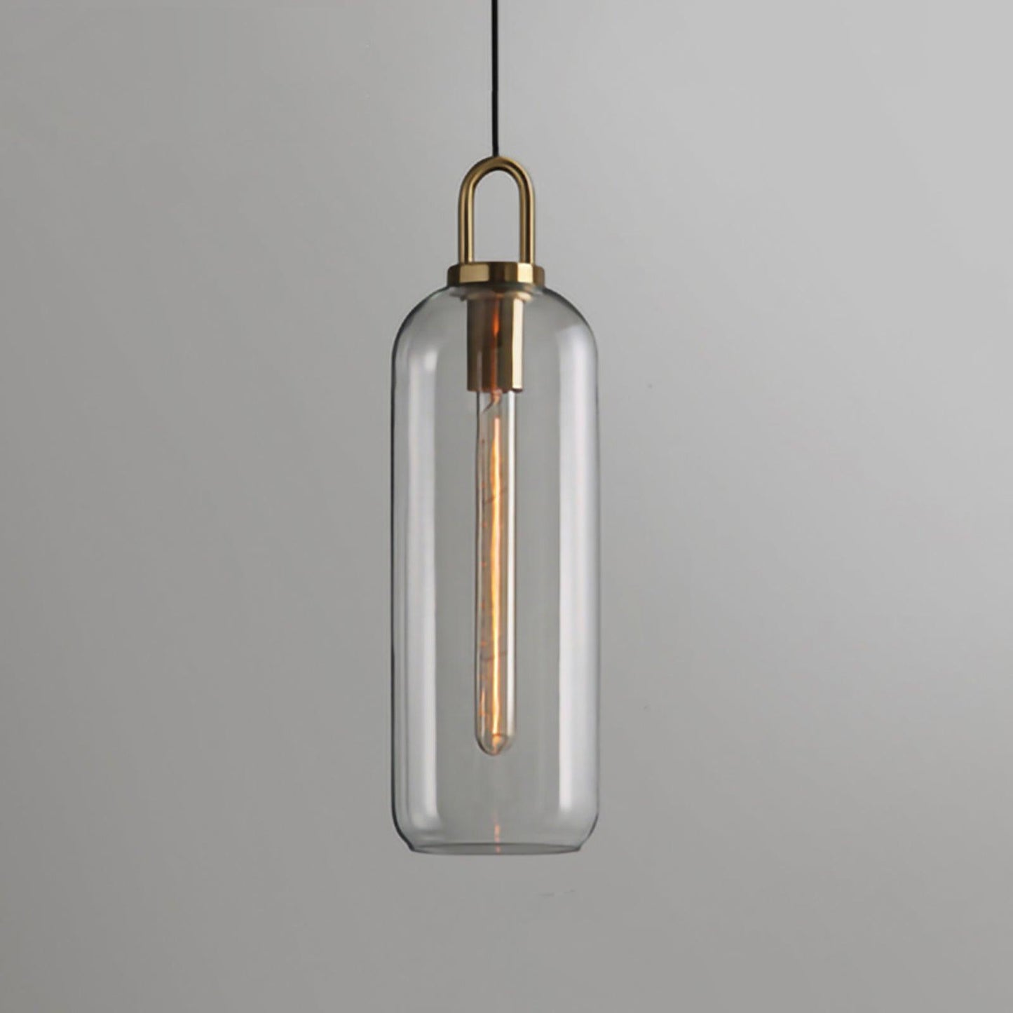 Sleek Round Glass Pendant Lighting Fixtures