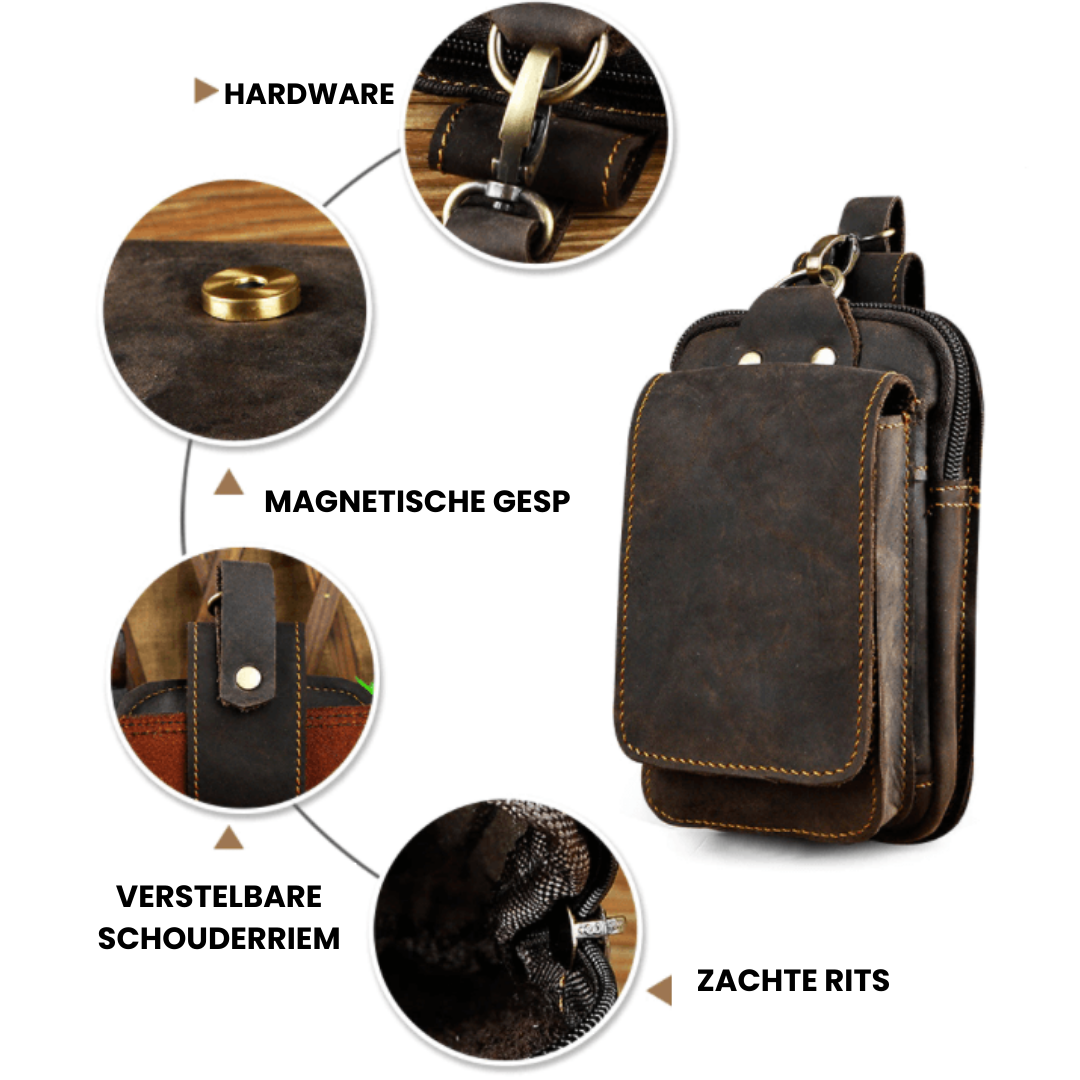 Authentic Leather Crossbody Bag