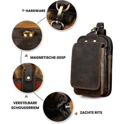 Authentic Leather Crossbody Bag