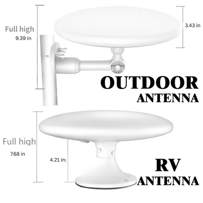 Ultra HD Outdoor TV Antenna for Free Channels