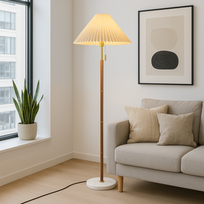 Yrus Vintage Wooden Floor Lamp 2