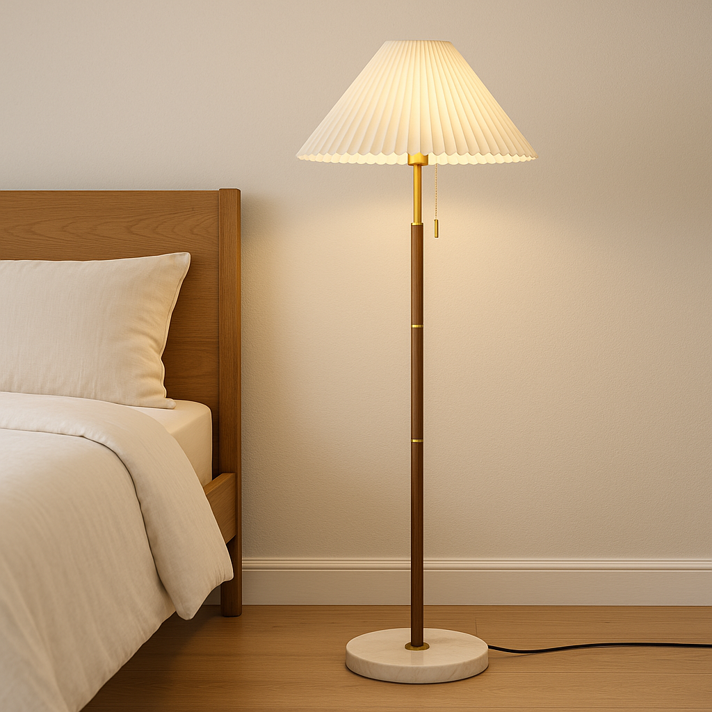 Yrus Vintage Wooden Floor Lamp 3