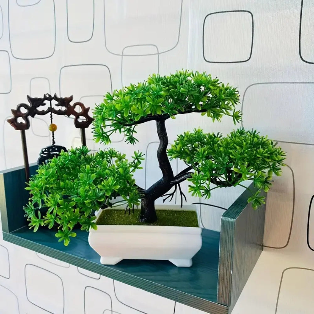 Small Artificial Bonsai Desk Top Decoration Tree