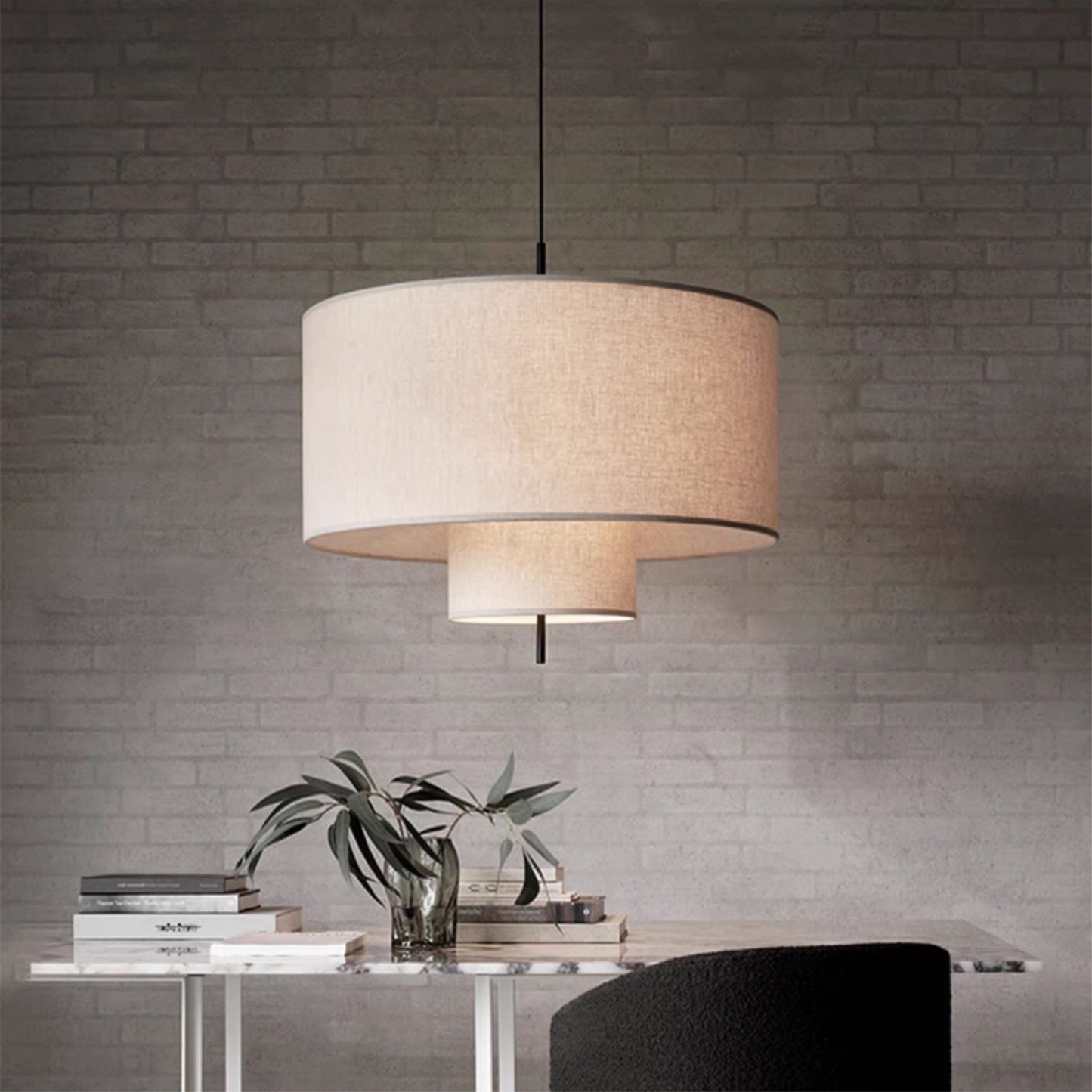 Elegant Yurina Silk Hanging Light - Fesara
